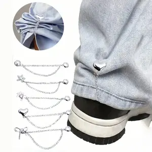 Adjustable Magnetic Pants Clips and Sleeve Clips, Detachable Hem Clip, Suitable for Pants and T-Shirts, Magnetic Snap Fasteners, Magnetic Closure, Versatile Usage