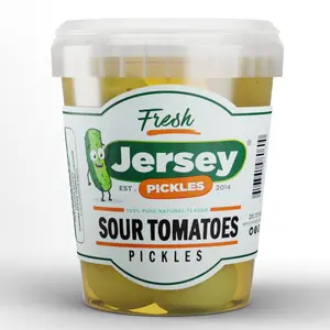 Jersey Pickles - Sour Tomatoes - Instant Food - Delicious - Natural Flavors
