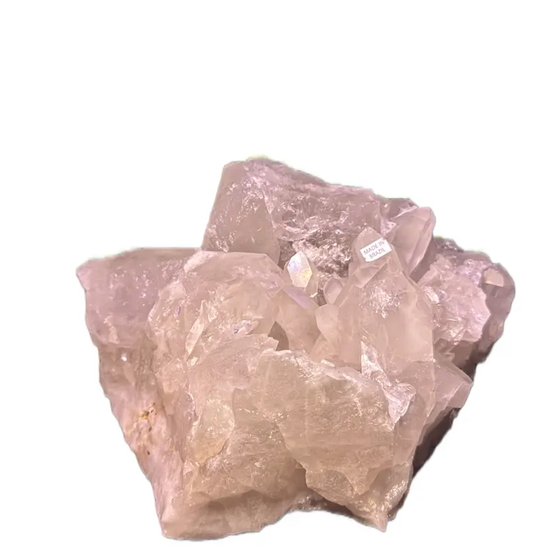 Druzy Brazilian Quartz Gemstone Crystal - Natural Amethyst with Stunning Nebula Galaxy Pattern for Collectors and Enthusiasts