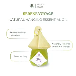 Serene Voyage - Natural Hanging Essential Oil - Car & Home Air Freshener - Aromatherapy Scent - Le Rustique
