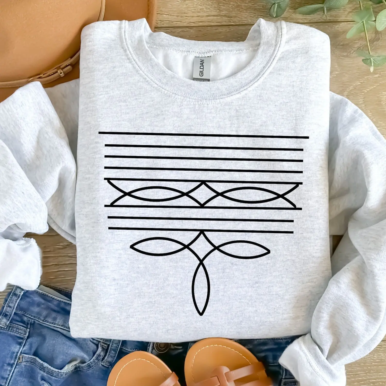Boot Stitch Design Sweatshirt Country Western Pullover Music Festival Shirt Cowgirl Birthday Gift Cowboy Boot Sweatshirt Country Rodeo
