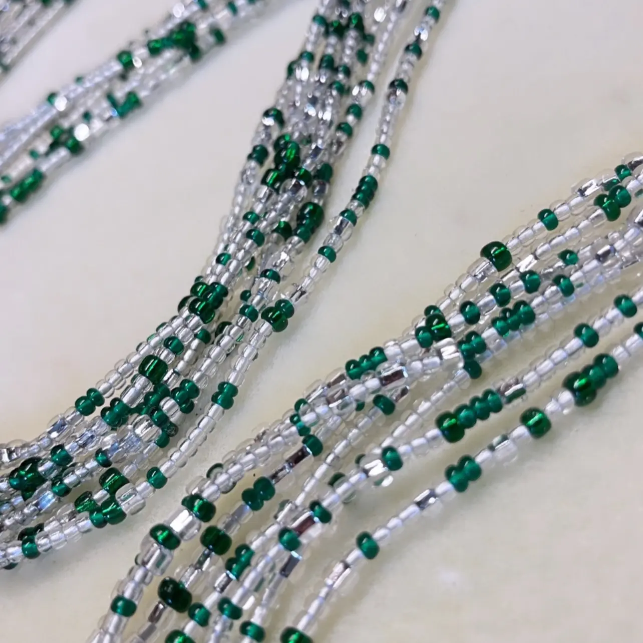 Growth  Handcrafted Waist Bead- Tie On Strand