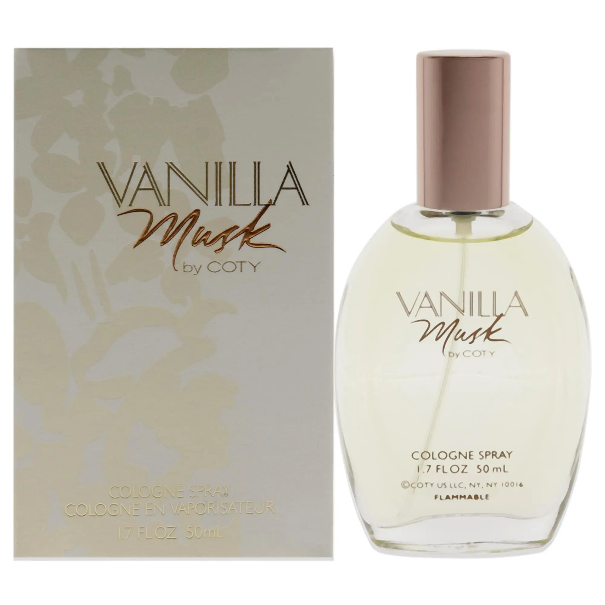 VANILLA MUSK/COTY COLOGNE SPRAY 1.7 OZ (W)