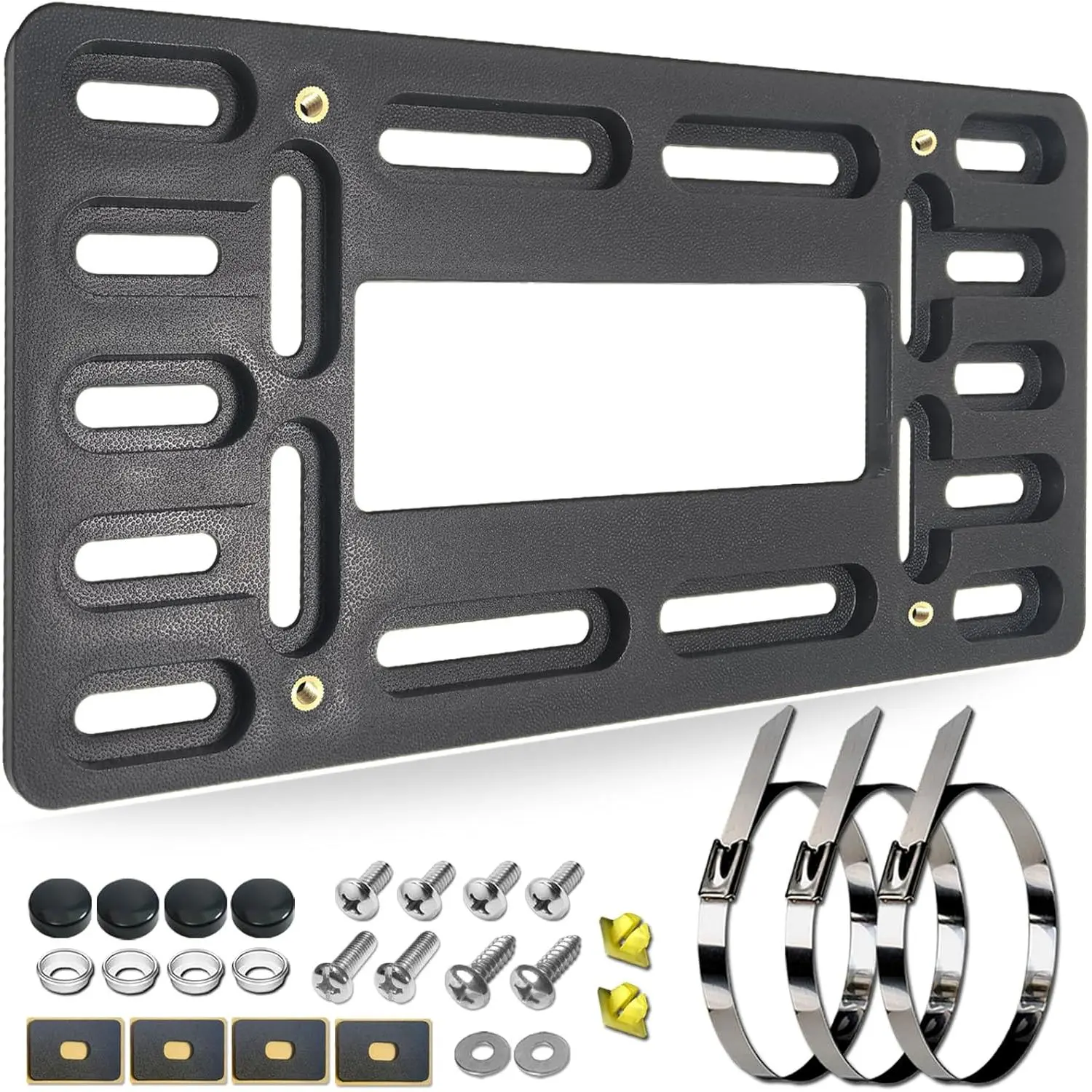 4 Chrome Custom License Plate Frame Screw Snap Caps Covers USN Navy 4 Chrome Custom License Plate Frame Screw Snap Caps Covers USN Navy