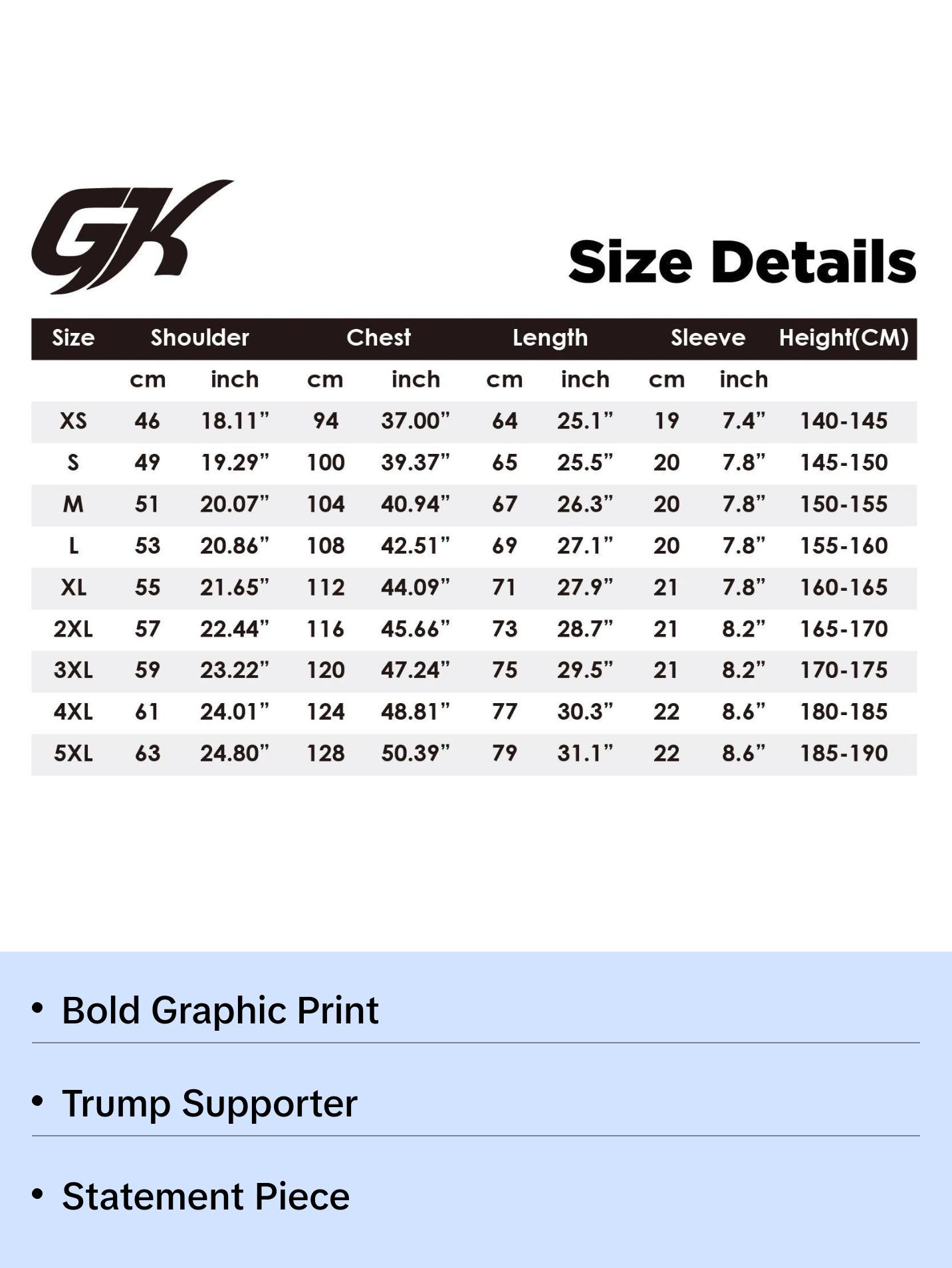 Trump Bold Black Cotton T Shirt