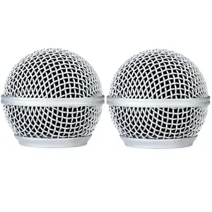 2 Pack RK143G SM58 Replacement Grille fits Shure SLX2/SM58 Handheld Microphone