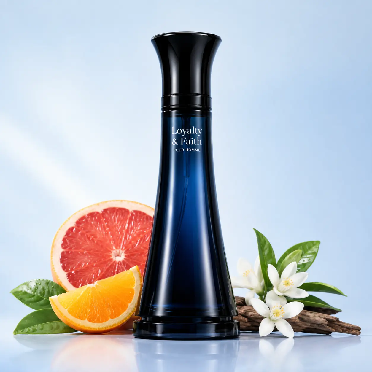 Men's Citrus Aromatic Cologne 100ml, Fresh Orange Blossom & Neroli Fragrance with Soft Musk, Everyday Scent for Office & Summer