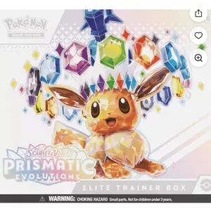 Pokemon Scarlet & Violet: Prismatic Evolutions Elite Trainer Box! (ETB)