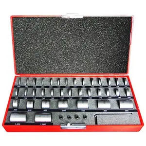 iGaging 36-Piece Lap-Hardened Steel Space Block Set - Includes Blocks + Screws, for Precision Measuring Tool Applications