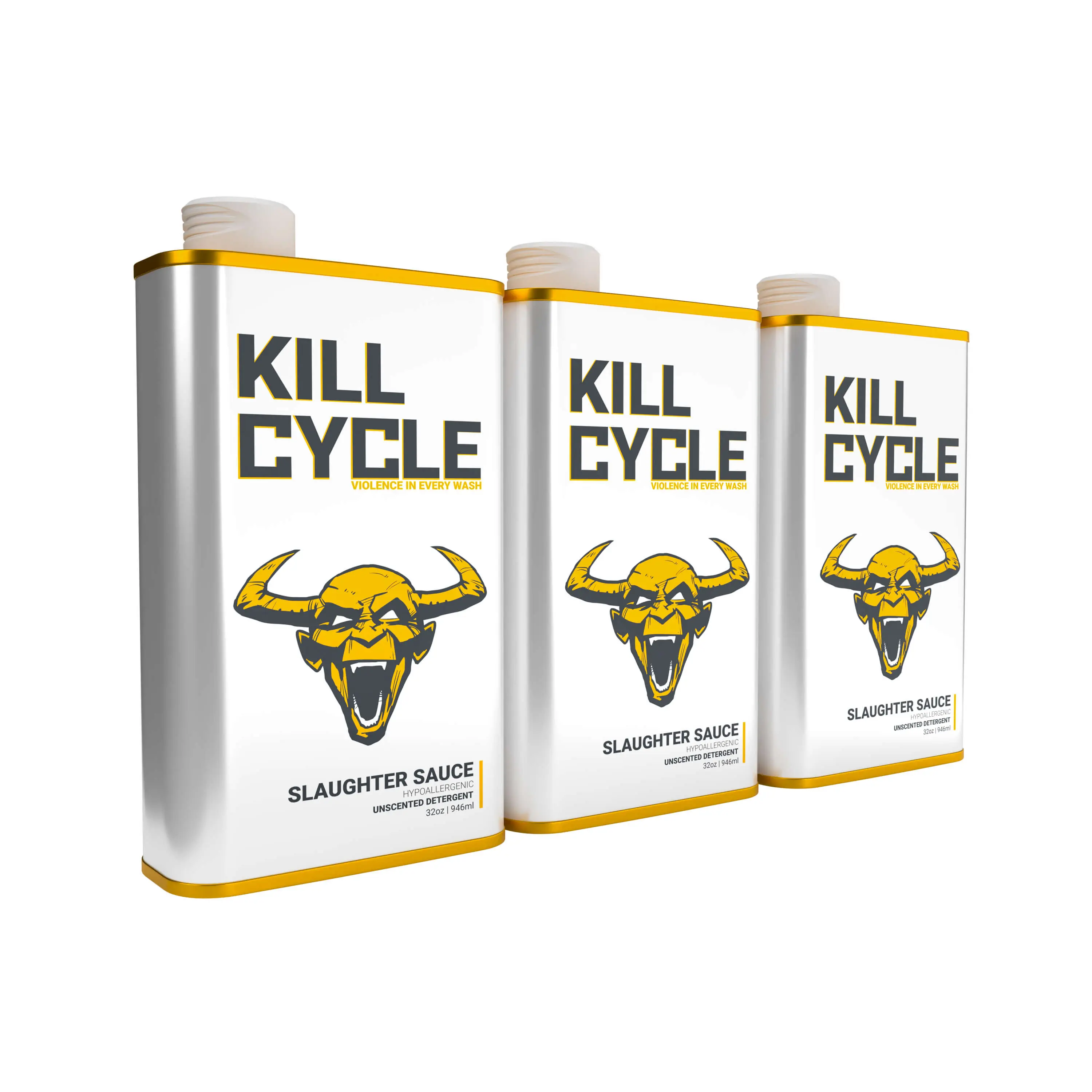 3 PACK BUNDLE Kill Cycle Premium Laundry Detergent