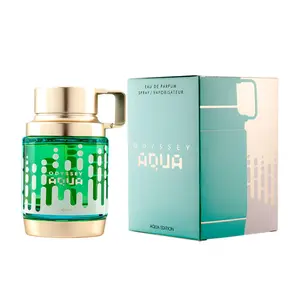 Armaf Odyssey Aqua Eau De Parfum For Men 3.4 Fl Oz - Woody Refreshing Aromatic Scent