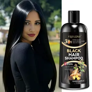 The 100 ml black cleansing shampoo gently cleanses and nourishes the hair, helping to improve dry frizz and smoothness, bringing a natural shine to the daily washing experience. Gentle Hair Care, Mild, Haircare, Moisturizing Shampoo