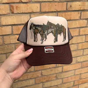 Horsing around trucker hat