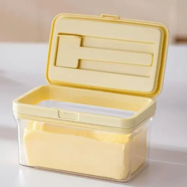 Countertop Butter Keeper with Built-in Spreader,Large Butter Dish & Luxury Storage Container with Lid & Magnetic Knife,Keep Butter Fresh, Premium Silicone Sealing with Easy-Clean Design | Ideal Kitchen Gift for Butter Lovers