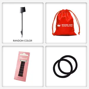 Wiggins Hair Gift With Clips & Brush & Satin Bag & Elastic Band