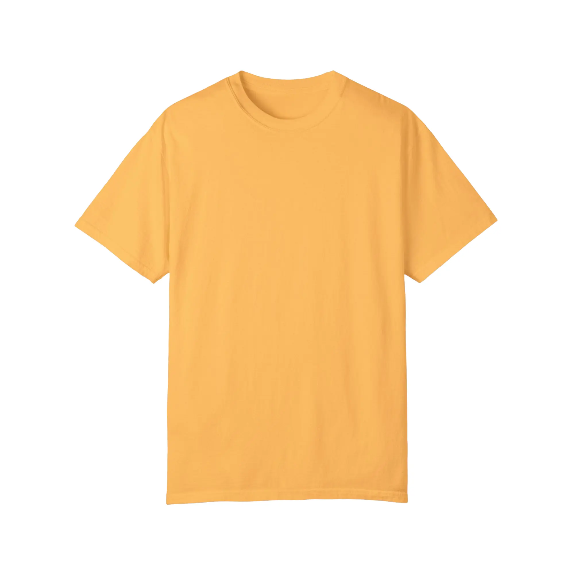 Unisex Yellow T-Shirt – Classic Crewneck Short Sleeve Casual Tee Size S