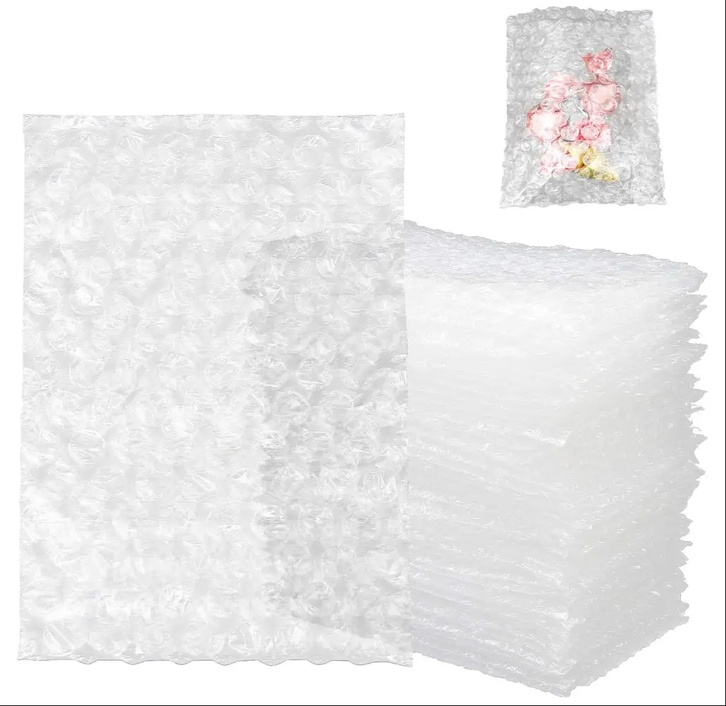 25 Pack 4x6 Bubble Wrap Pouches – Shipping Bags for Sports Cards, Graded Slabs & Toploaders – Small Bubble Cushion Bags for Jewelry, Electronics & Fragile Items