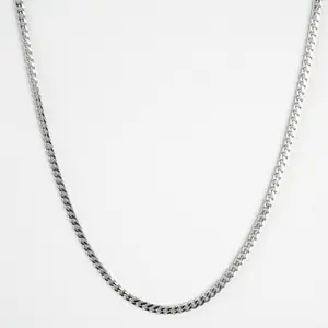 Classic Silver Cuban Chain - 3mm
