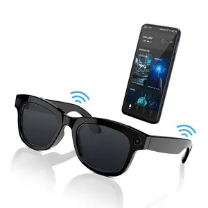Smart Bluetooth-compatible Audio Sunglasses with Microphone & Speaker, Touch Control Voice Assistant, HD Calls, Open Ear Sound Design Multifunctional Smart Glasses