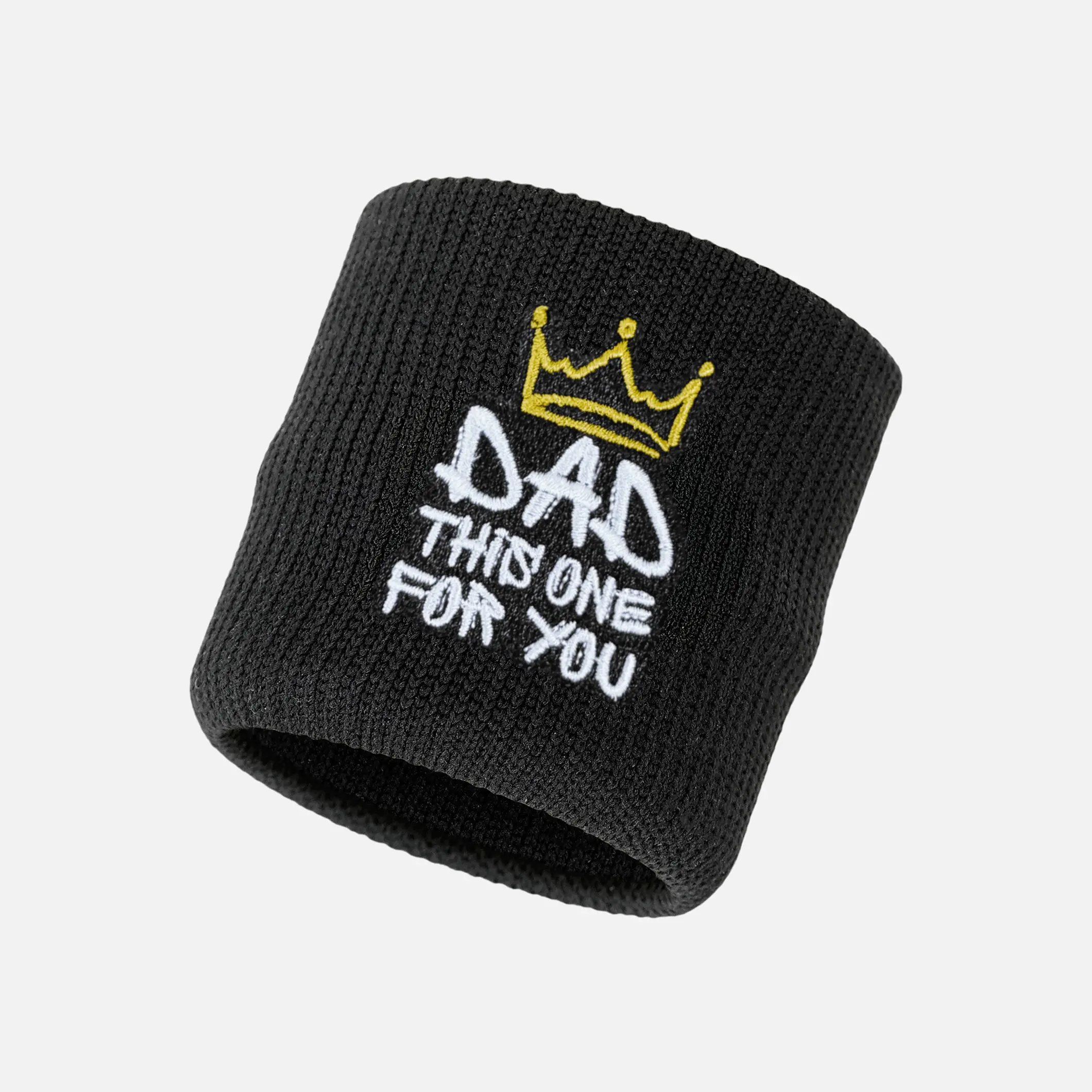 SLEEFS Dad This One For You Drip Sports Wristband, Sports Accessories, Adjustable, Breathable, Elastic Sweat Wristband, Adjustable Wristband