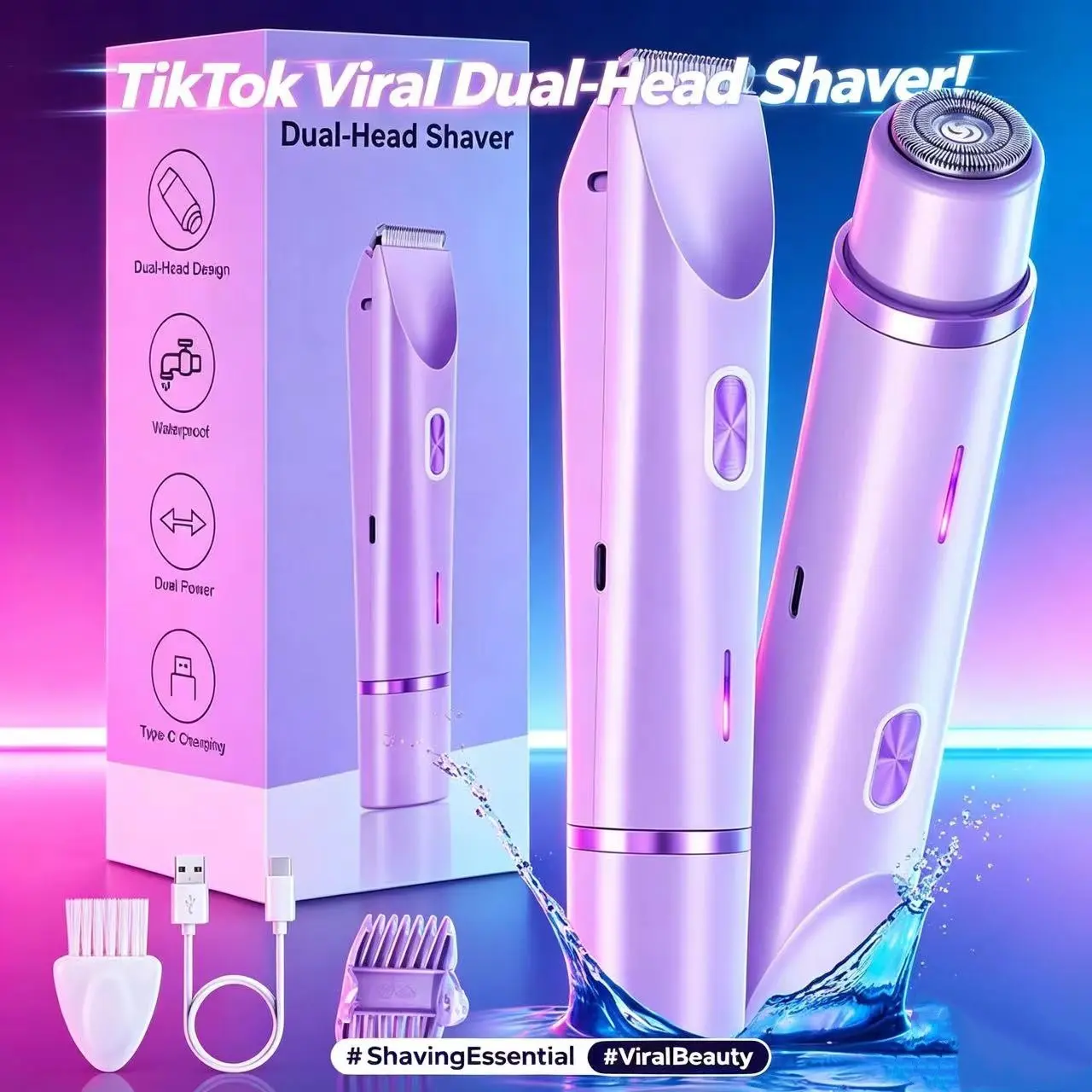 Men's Razor for Bikini Line, Sensitive Razor Ball, Egg-Shaped Hair Remover, Facial Beard Trimmer, Gentle, Smooth and Effective Grooming Tool