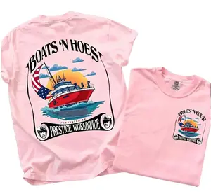 Ship Within 24 Hours Comfort Colors Boats N Hoez Summer Shirt Step Brothers Movie T Shirt Vintage Retro Graphic Tee Funny Movie Inspired Top Holiday Casual Wear Gift For Men Women Movie Fans Daily Streetwear