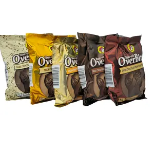 Buc-ee's Overbite Chocolates- 4oz Round Rich Milk & Dark Chocolate with Filled Centers, Perfect Gift for Her, Valentines Day candy Singles or Variety pack Snack Dessert
