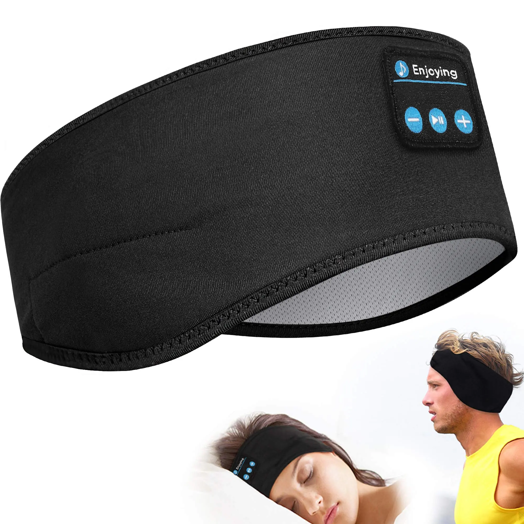 Sleep Headphones Wireless Music Headband (Upgrade),Unisex Sleep Music Eye Mask,Sleeping Headphones for Side Sleepers,Wireless Sports Headband with HD Stereo Speakers for Jogging, Sports,Travel Audio Bluetooth