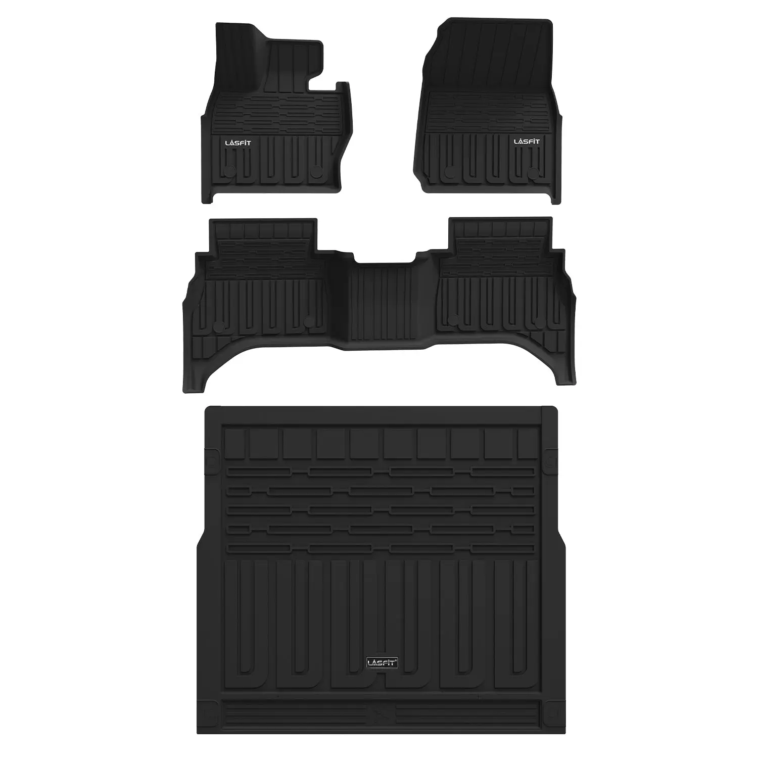 Lasfit Custom-Fit Floor Mats & Cargo Mat for 2023-2025 Land Rover Range Rover Sport, Automotive Car Interior Protection Accessory, Mat Floor Mats
