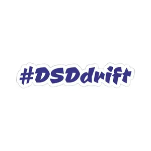 #DSDdrift Sticker — Blue Hashtag Car/Drift Decal for Laptops, Cars & Gear