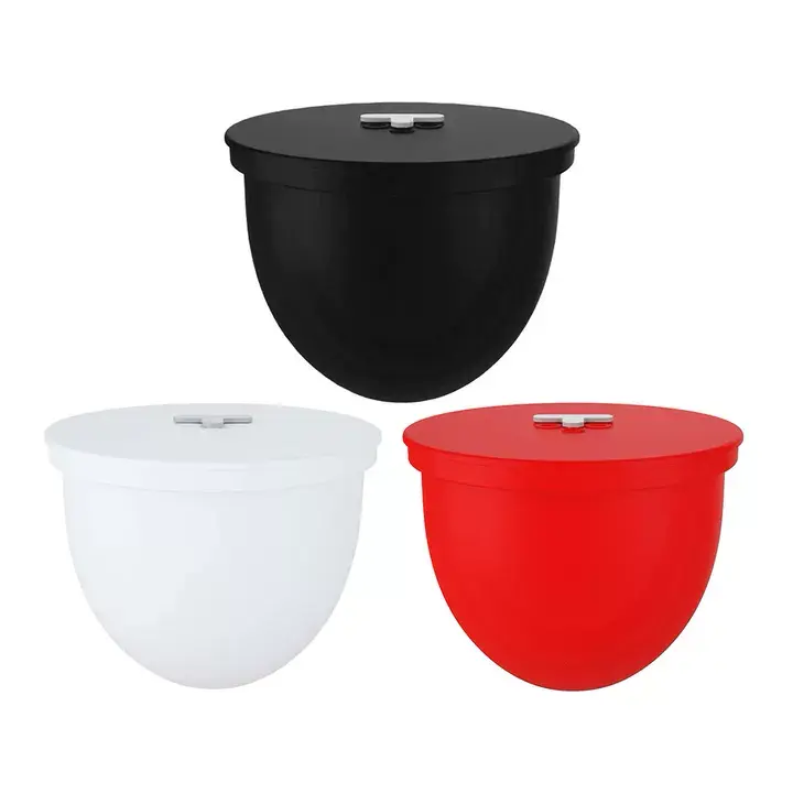 ZUZZEE Food Grade Silicone Baking Bowl Liners - Fits KSM150 Tilt-Head Mixers (4.5/5/6/7 Qt), Reusable Sets (3Pcs: Red1+Black1+White1), Non-Stick, Durable, Lid-Included, Temperature Resistant, Enhanced Clean-Up, Refrigeration-Safe Kitchen Appliance Parts