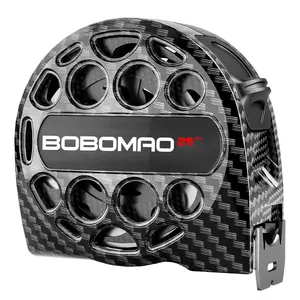 Tape Measure 25'FT Foot Stainless Steel Retractable Measuring Tape Carbon Fiber