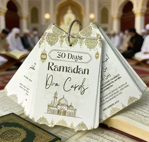 30-Day Dua Cards for Ramadan - A Daily Guide for Islamic Prayers, Perfect As a Gift for Eid Celebrations And Spiritual Reflection During Ramadan