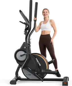 【live only】YOSUDA Elliptical Exercise Machine, Compact 3-in-1 (Elliptical + Cardio Climber + Stair Stepper) Elliptical for Home with 45°Incline, 15.5IN Stride, 16 Levels Resistance, Support Kinomap/Fed APP
