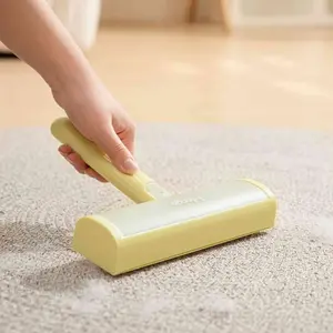 Static Lint Roller - Reusable & Eco-Friendly Solution for Pet Hair, Dust & Lint Removal reuseable lintroller hair broom
