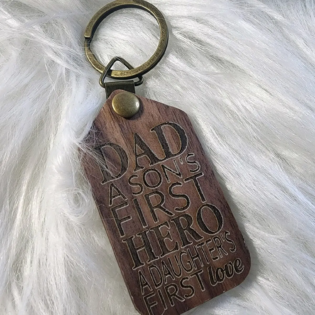 Custom Engraved Photo Keychain by Camdens Designs and Creations
