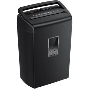 Bonsaii 8-Sheet Micro-Cut Paper Shredder, 5-Minute Runtime, 5.5-Gallon Capacity with Transparent Window, Shreds Credit Cards,Staples,and Clips C209-E