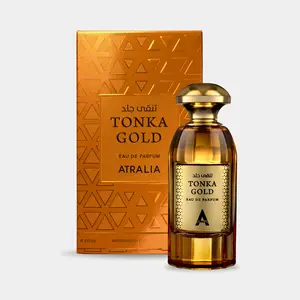 Atralia Tonka Gold Arabian Unisex Fragrance - Long Lasting Floral and Fruity Scent - 100ml