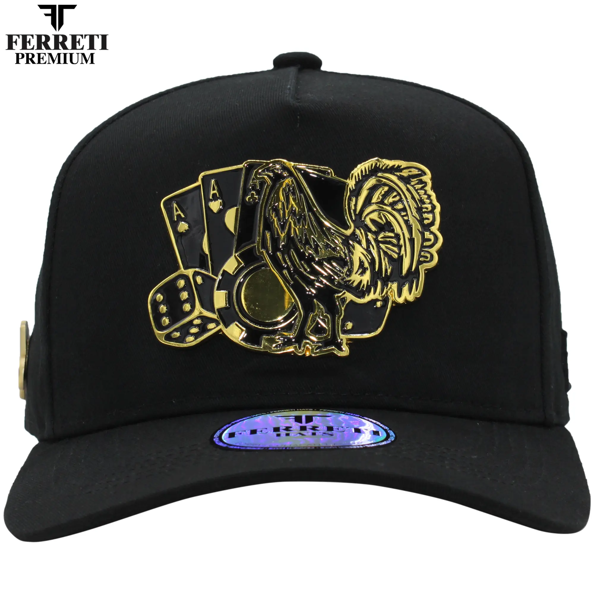 Ferreti Hats PREMIUM FT86 Los 3 Vicios Baseball Cap - Premium Quality