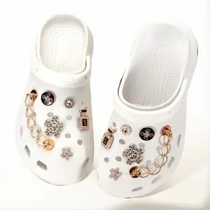 16pcs Fashion Butterfly Elegant Rhine Stone Clogs Decoration, Butterfly&Lucky 5&Flower&Catus jibbitz, Cute Faux Pearl Decorated Jewelry Decoration Footwear Comfort. new year gift, VALENTINE GIFT, GIFT FOT HER, GIFT FOR HIM, FAST SHIPPING, US SHIPPING croc