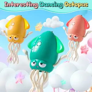 Dancing Octopus Funny Toy, Crawling Octopus Toys for Kids and All ages, Funny Light-Up Music Toys for Kids Boys Girls, Sensory Development Toy for Kids Birthday Christmas Holiday Halloween Gifts