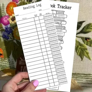 20 Pcs 3.4x8 Inch Reading Tracker Bookmarks, Stackable Reading Log Bookmarks, Minimalist Line Style, Book Lover Gift, Reading Journal Accessories