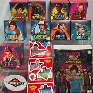 2026 McDonald’s Stranger Things Collectibles Complete Set (1-10) BOOK & Stickers