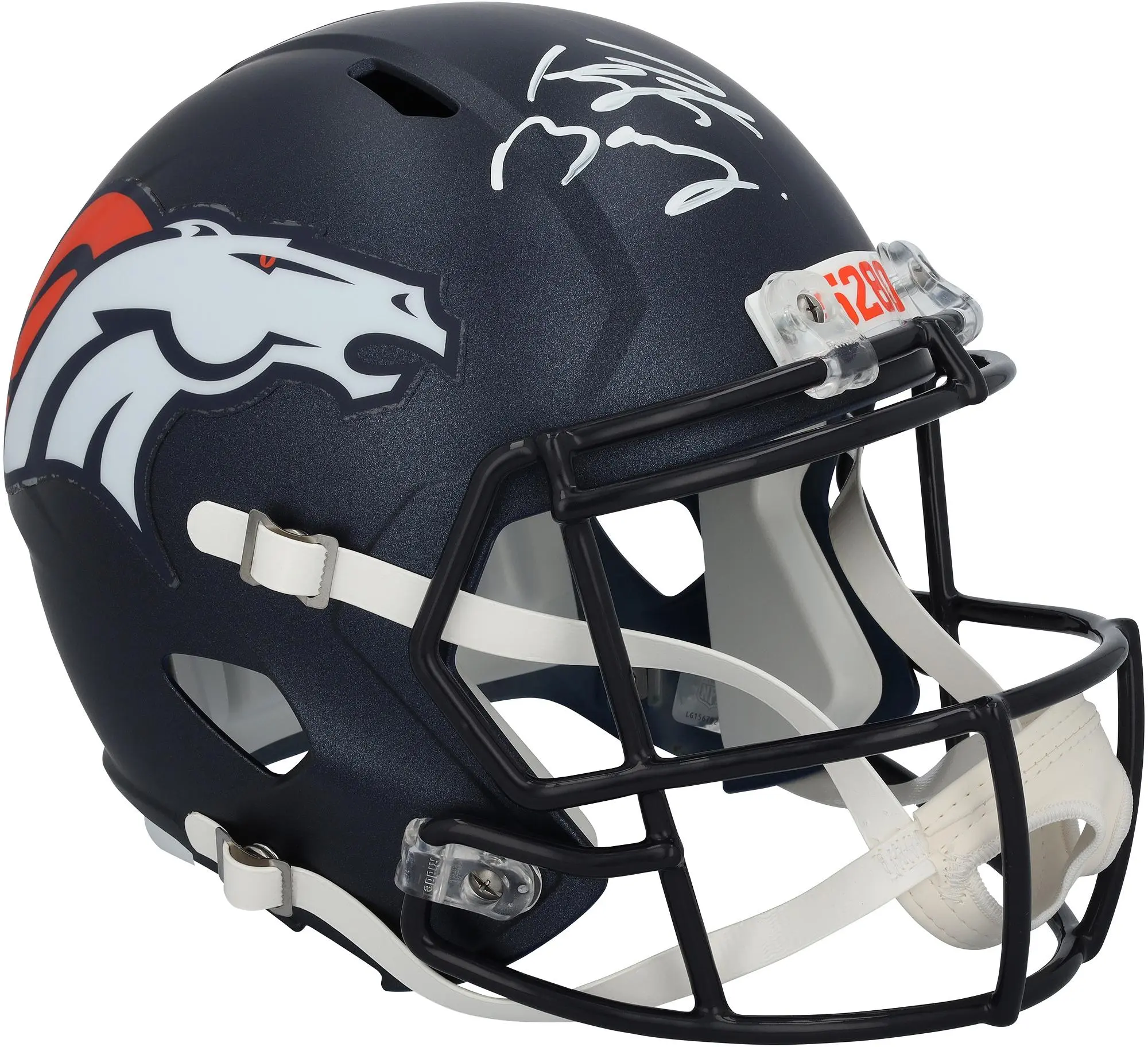 Peyton Manning Denver Broncos Autographed Riddell 2024 Speed Replica Helmet - Fanatics Authentic Certified