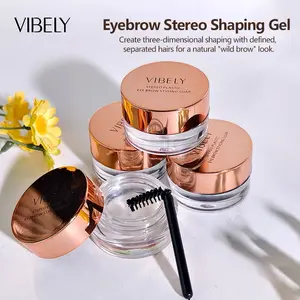 3D Shaping Eyebrow Gel: Quick-drying, clear eyebrow wax that sets eyebrows in place. It is waterproof and sweat-resistant, long-lasting with a natural 3D effect and a fresh makeup look. Suitable for all skin types, it is an ideal choice for daily makeup.