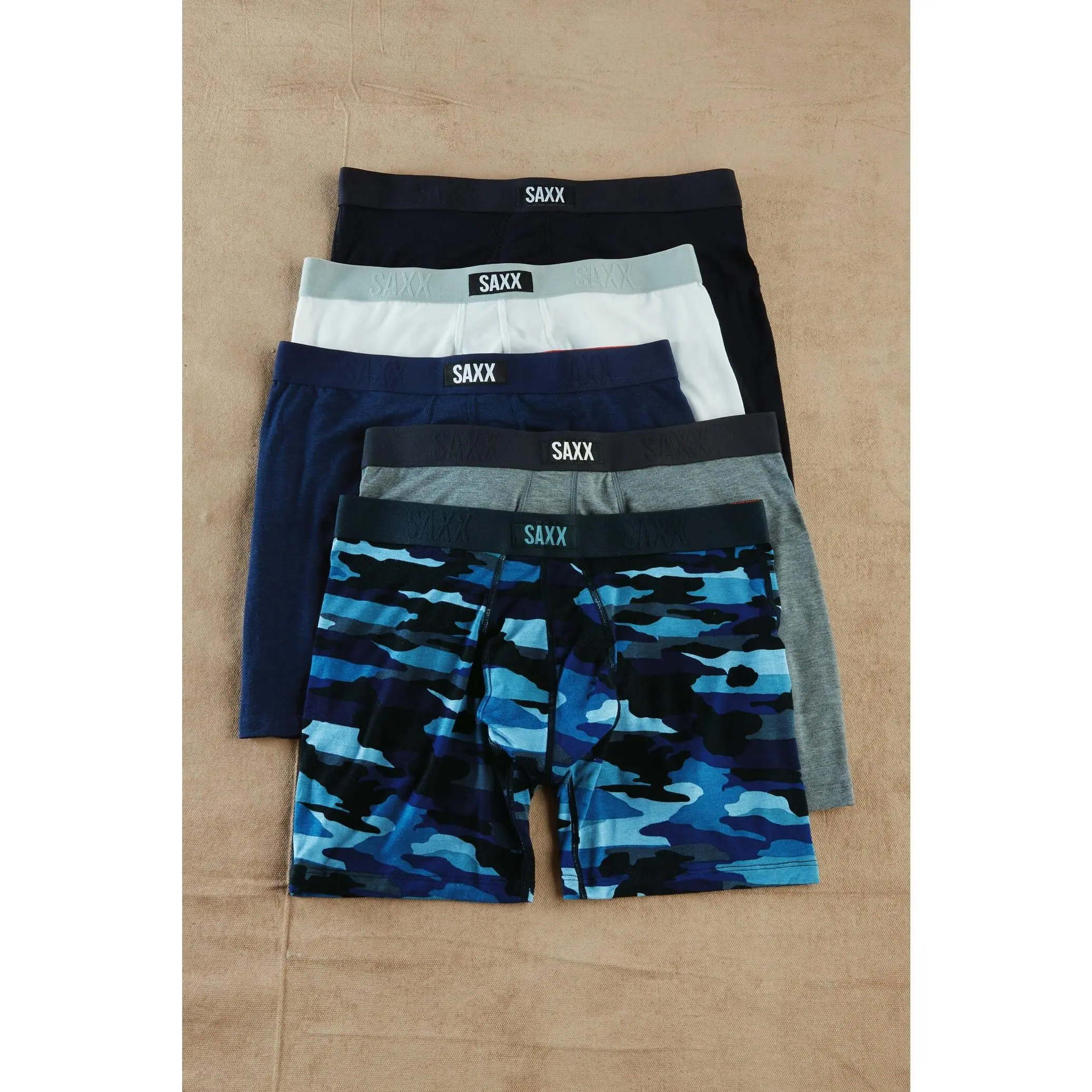 Men's Extra Soft Stretch Viscose Boxer Briefs with Supportive Pouch, 6" No-Ride-Up Fit, Moisture-Wicking & Odor-Resistant, 6 In