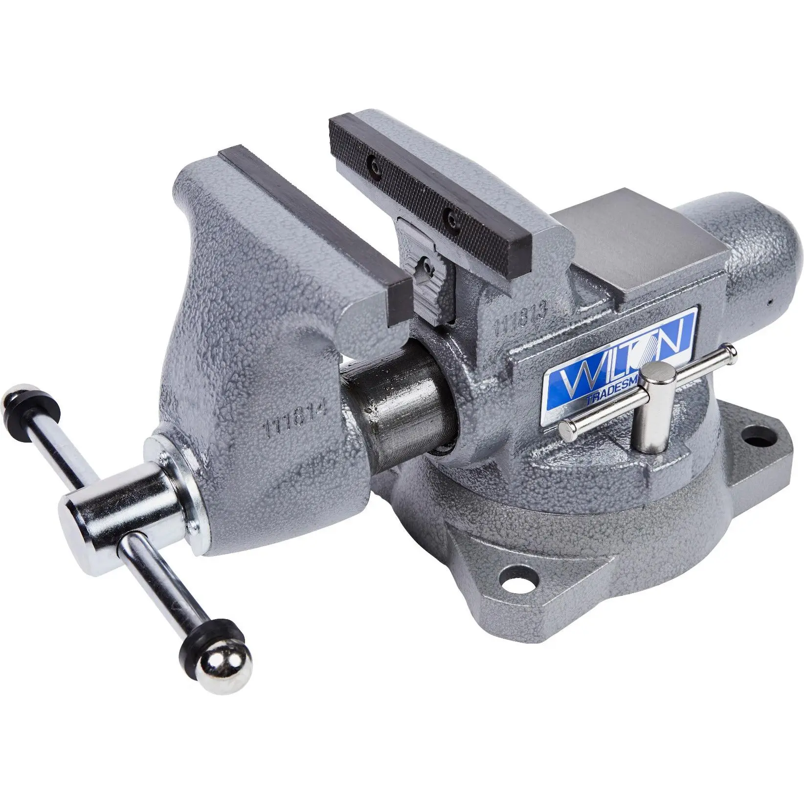 Jet 1755, Tradesman 5-1/2 in. Round Channel Vise with Swivel Base 28806