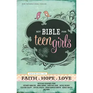 NIV, Bible for Teen Girls, Hardcover: Growing in Faith, Hope, and Love by Zondervan [Hardback Book]