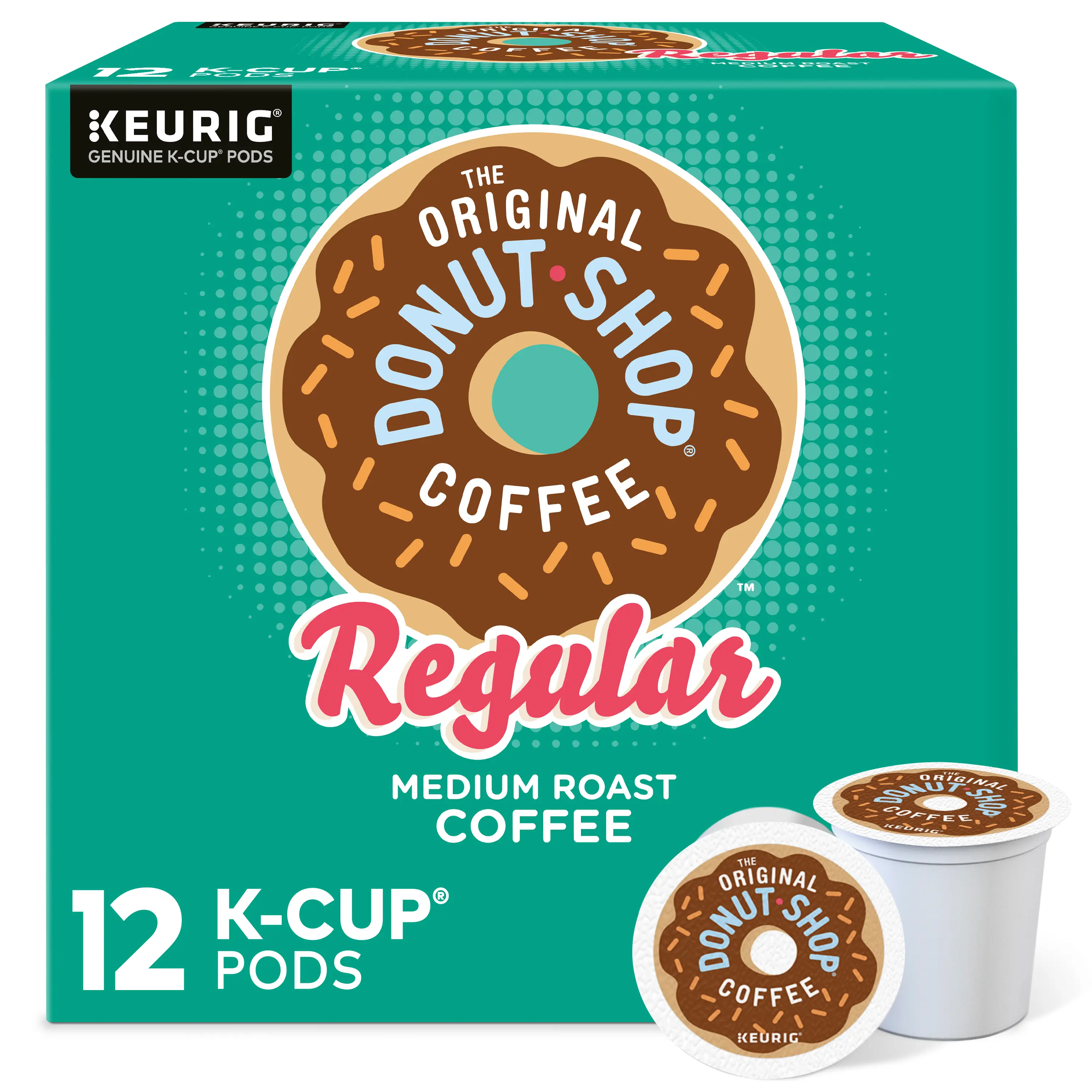 The Original Donut Shop Regular Coffee - Keurig K-Cup Pods - Medium Roast Coffee