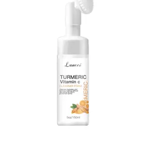 Gabby’s  Turmeric Cleanser Foam for All Skin Types - Hydrating Cleanser with Vitamin C, 5g/150ml, Facial Cleansing for Comfort - Facial Wash, Skincare